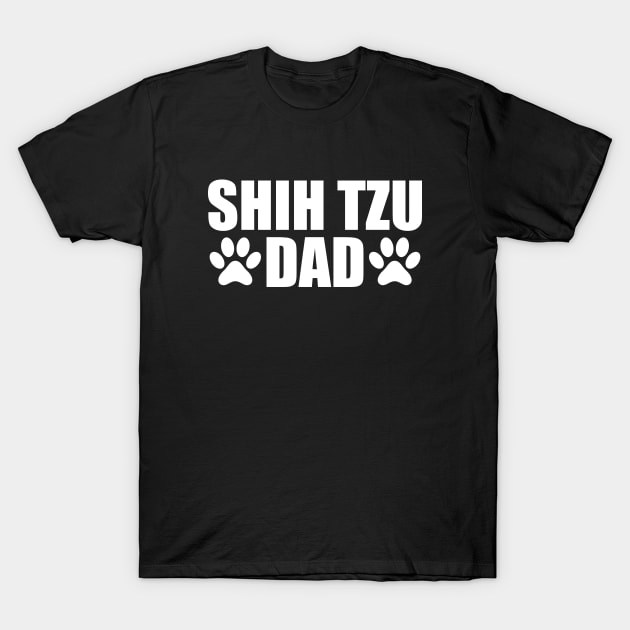 Shih Tzu Dad - Shih Tzu Dog Dad T-Shirt by KC Happy Shop